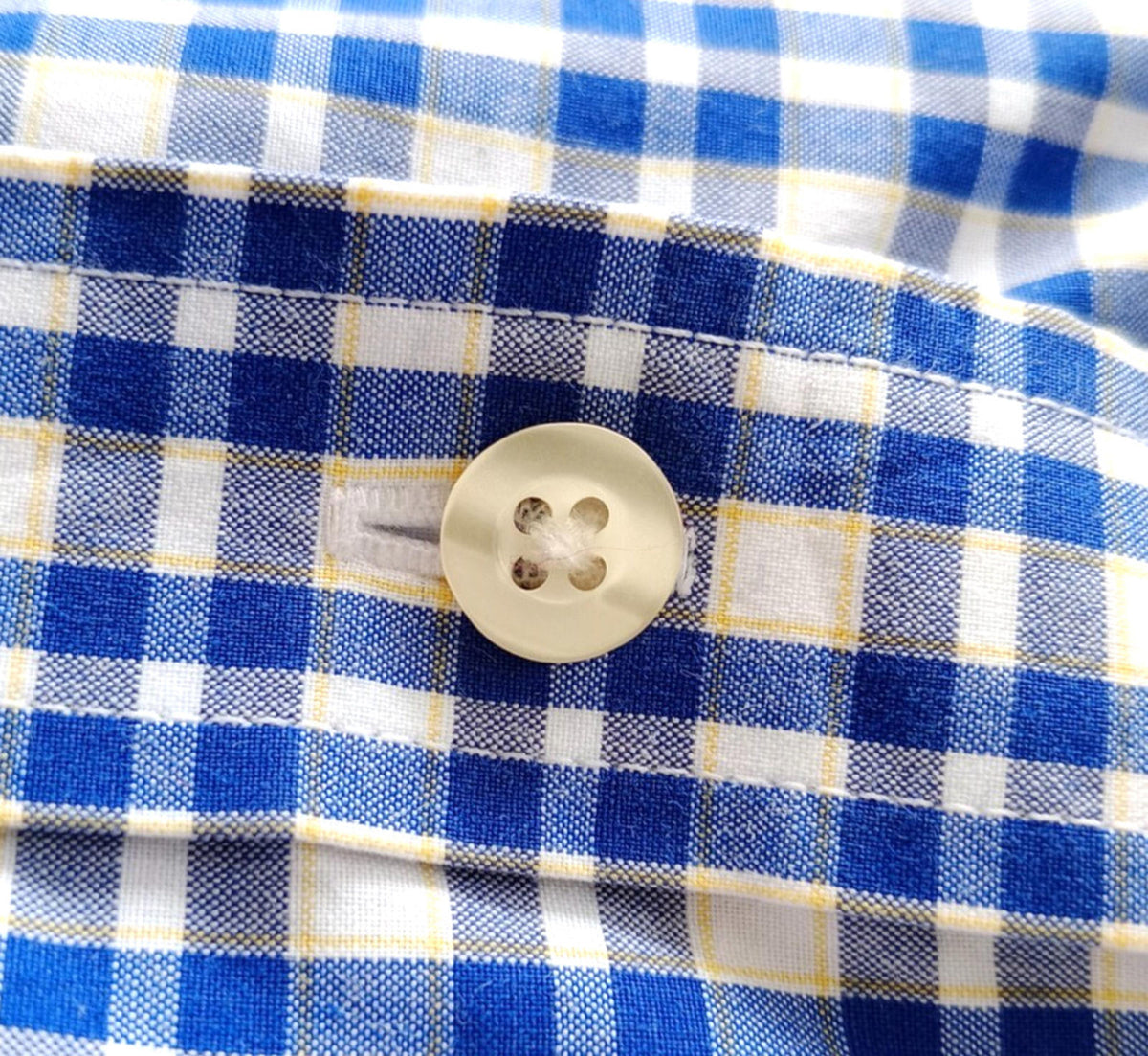 Tommy Hilfiger Shirt Men's UK Size M Blue Check Long Sleeve Pockets