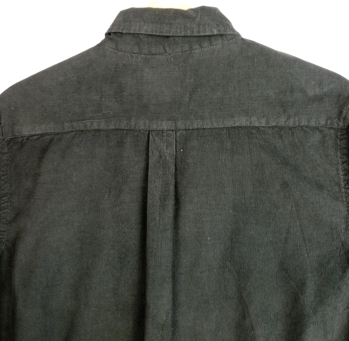 Sunrise Kingdom Corduroy Shirt Men's UK Size S Black Long Sleeve Pocket