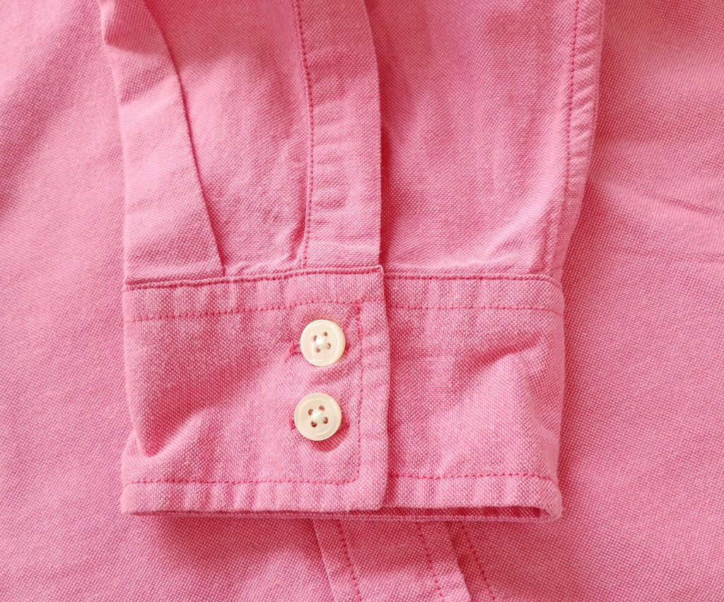 Tommy Hilfiger Shirt Men's UK Size S Pink Long Sleeve Pockets 100% Cotton
