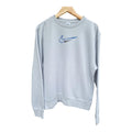 Nike 3D Swoosh Graphic Fleece Sweatshirt Jersey Jumper Men's UK Size Small Grey