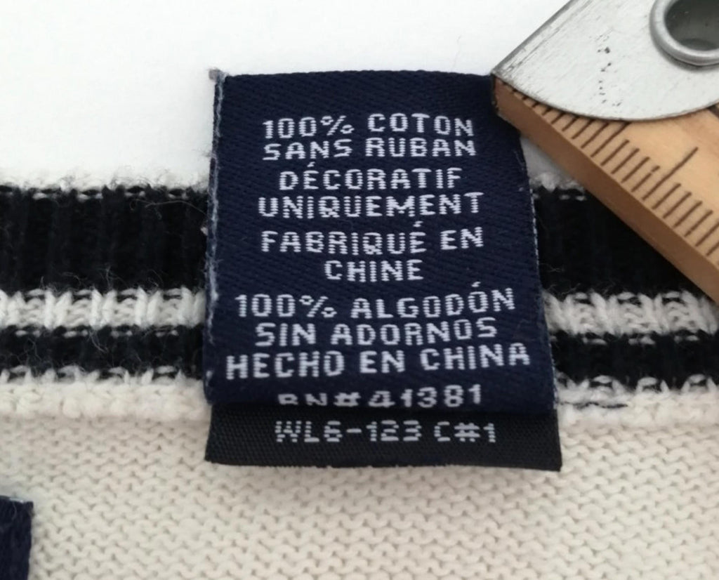 Chaps Cream Chaps Ralph Lauren Jumper Vest Men's Size XL Sweater Sleeveless Cream Cotton