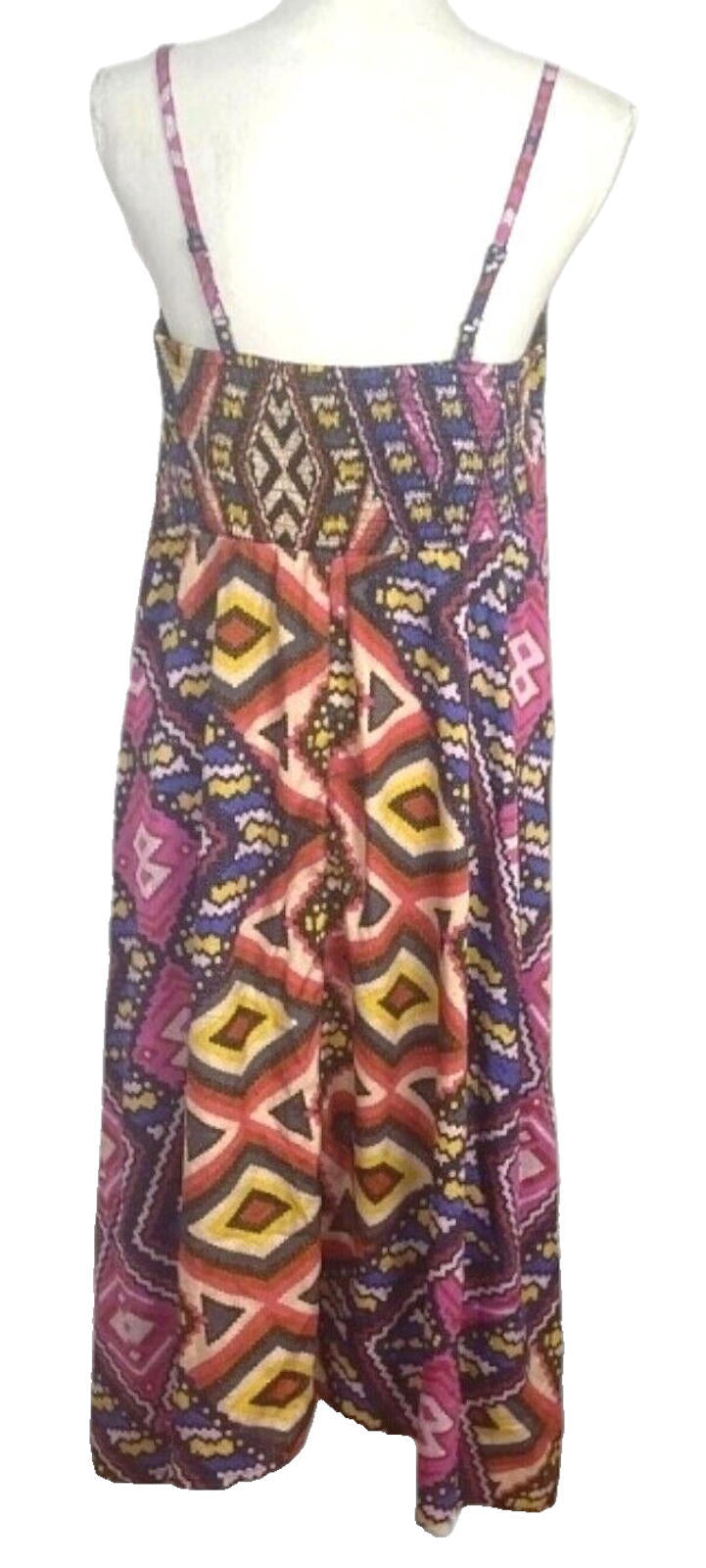 Simply Be Dress Diamond Abstract Summer Women's UK Size 16