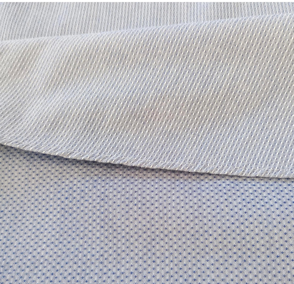 George Shirt Long Sleeve Grey Geometric Easy Care Men's UK Size XXXL 3XL