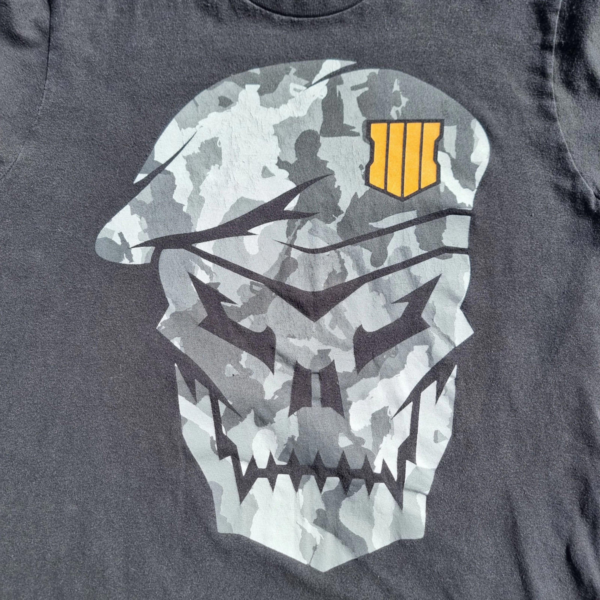 Call Of Duty Graphic Print T-Shirt Men's UK Size M Black Crew Neck 100% Cotton