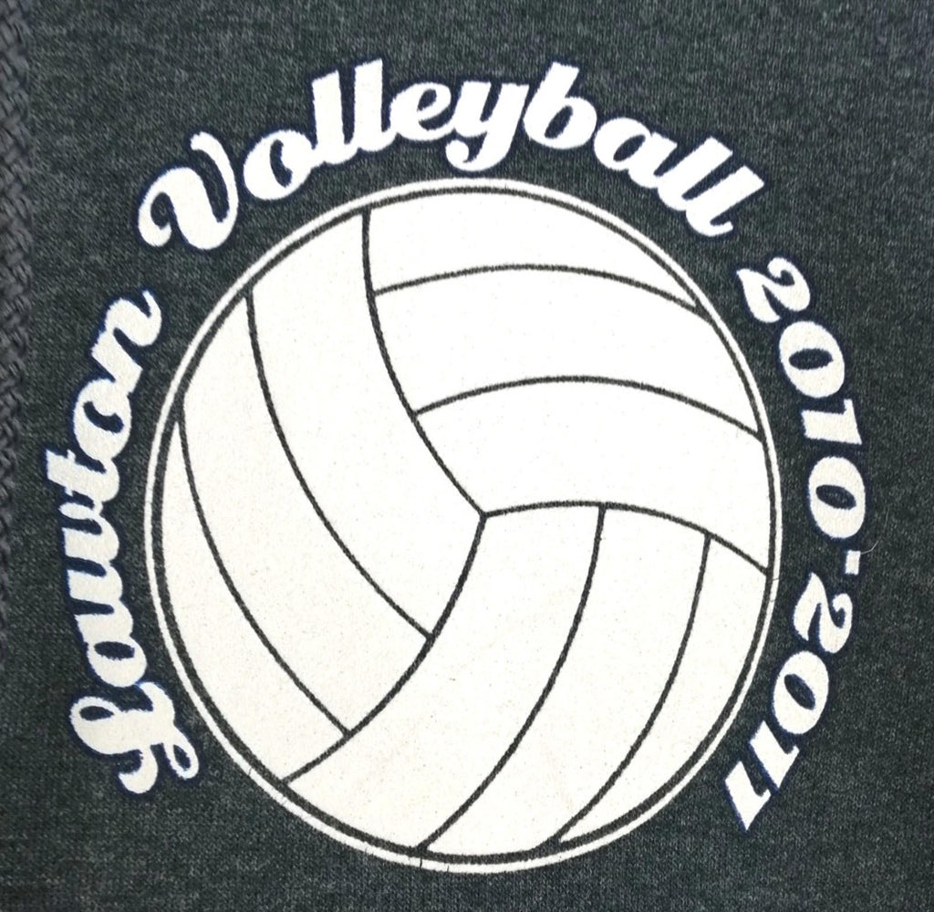 Lawton Volleyball Hoodie Men's Size M Slate Grey Jersey Hooded Pockets Sports