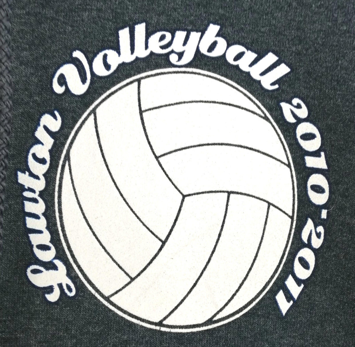 Lawton Volleyball Hoodie Men's Size M Slate Grey Jersey Hooded Pockets Sports