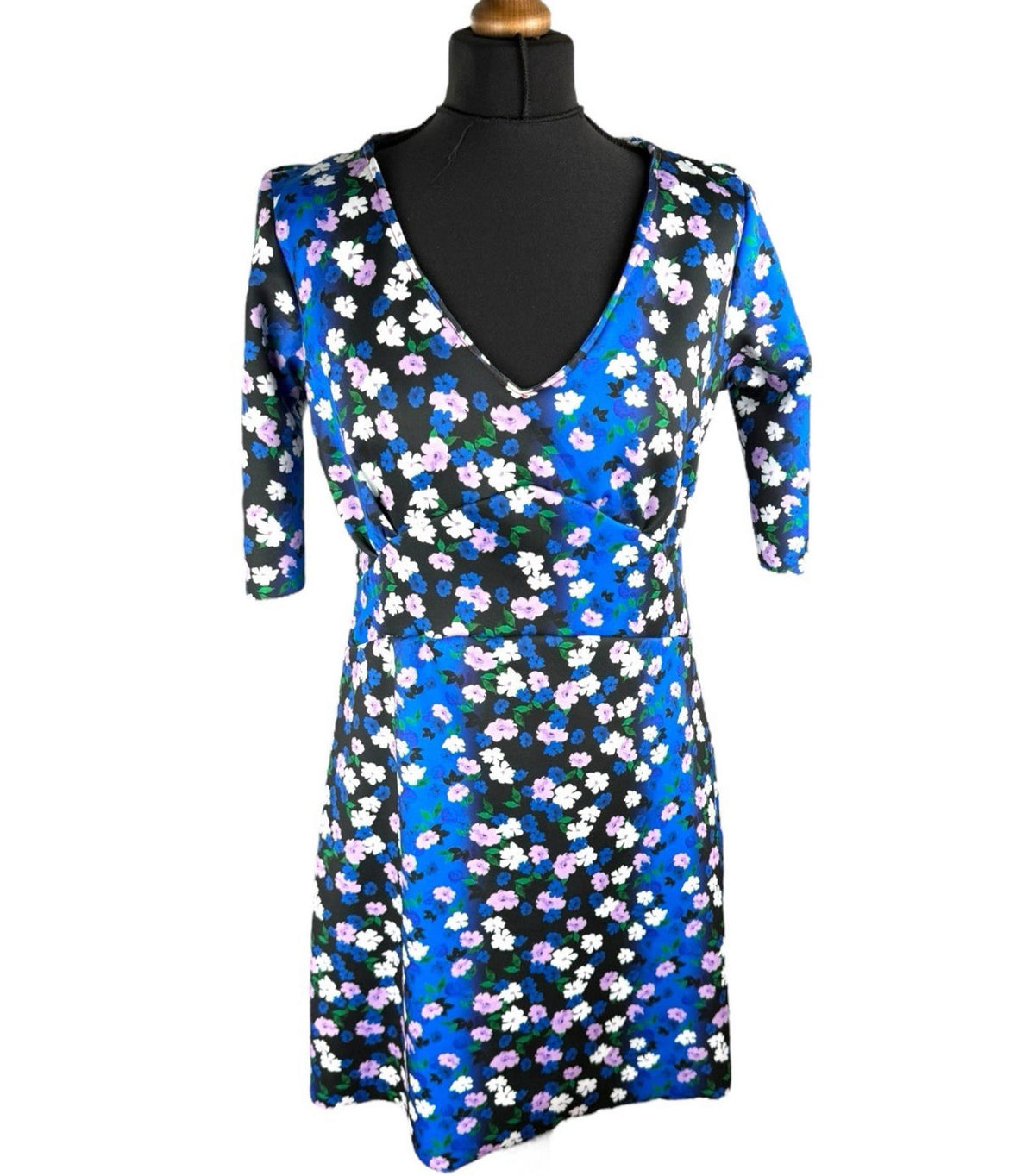 Your A Superstar Floral Aline Dress Short Sleeve Summer Women's UK Size M