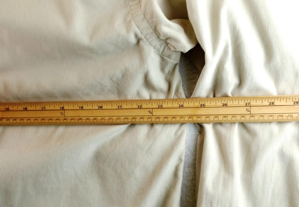 Hathaway Sport Corduroy Shirt Men's UK Size XL Beige Long Sleeve 100% Cotton