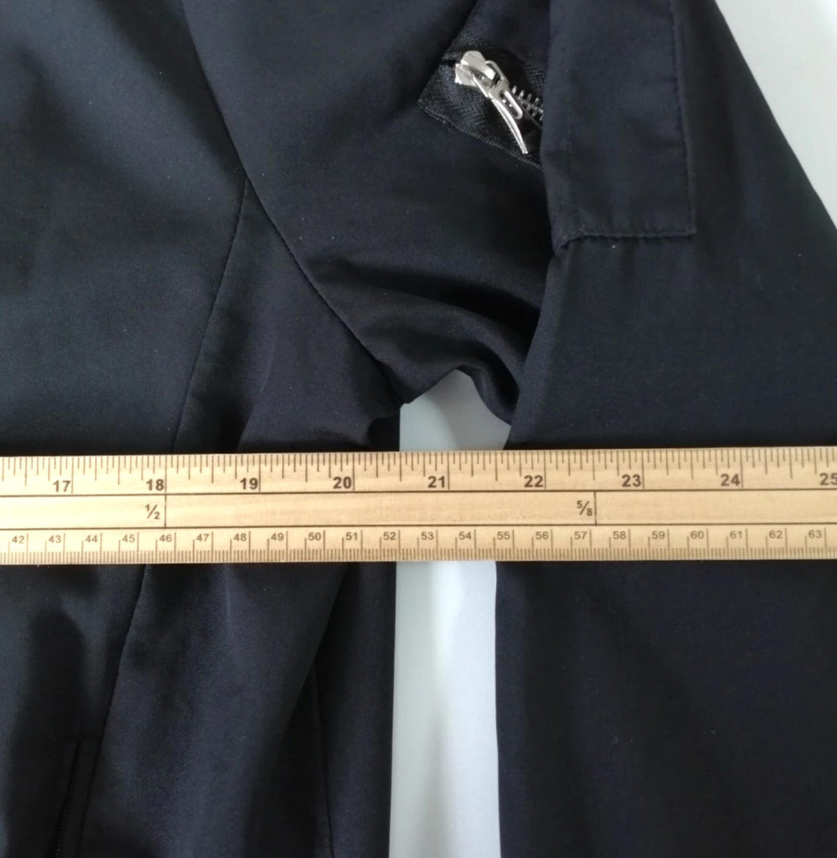Manfinity Bomber Jacket Men's UK Size S Black Coat Zip Pockets