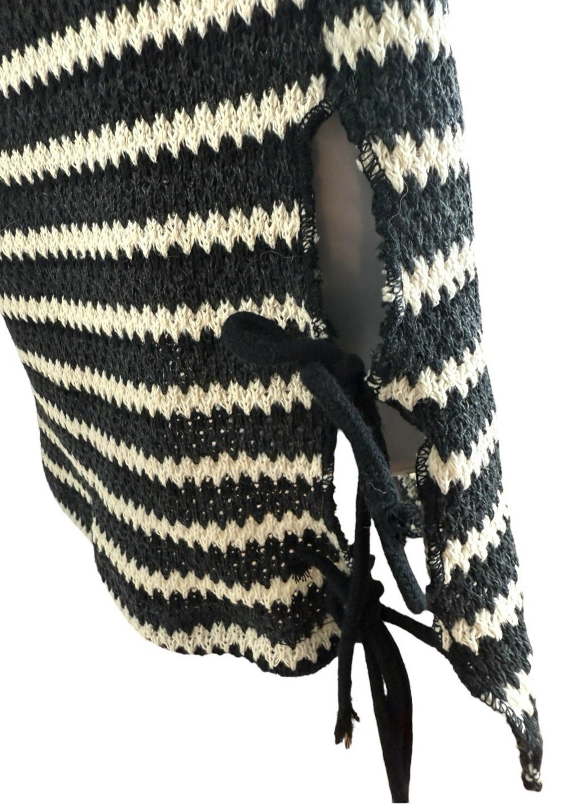 Pull&Bear Co-Ord Set Skirt And Crop Top Knit Stripe Women's UK Size 8
