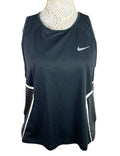 Vest Black Nike Dri Fit Black Activewear Gym Vest Women's UK Size L