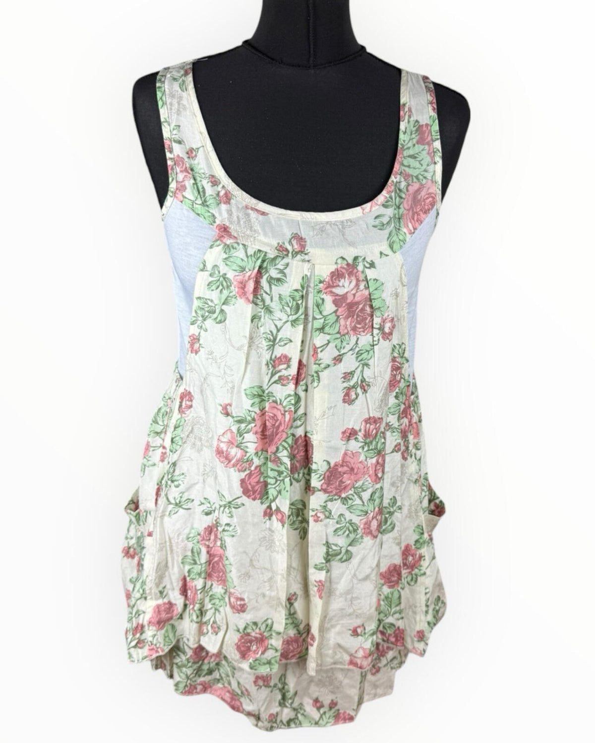 Apricot Pinafore Dress