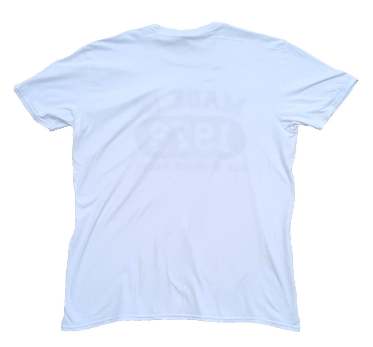 Made In 1972 T Shirt Men's UK Size XL White 100% Cotton Graphic Print