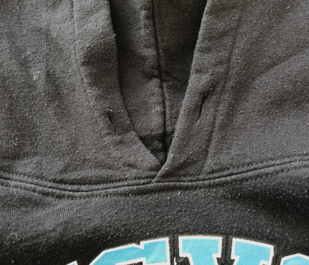 Gildan Black Volleyball Hoodie Women's Size S Graphic Print GCVC 2019 Sports Hooded Pockets