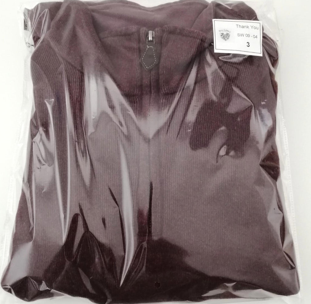 Lands' End Red Land's End 1/4 Zip Burgundy Sweatshirt Men's Size XL Jumper 100% Cotton