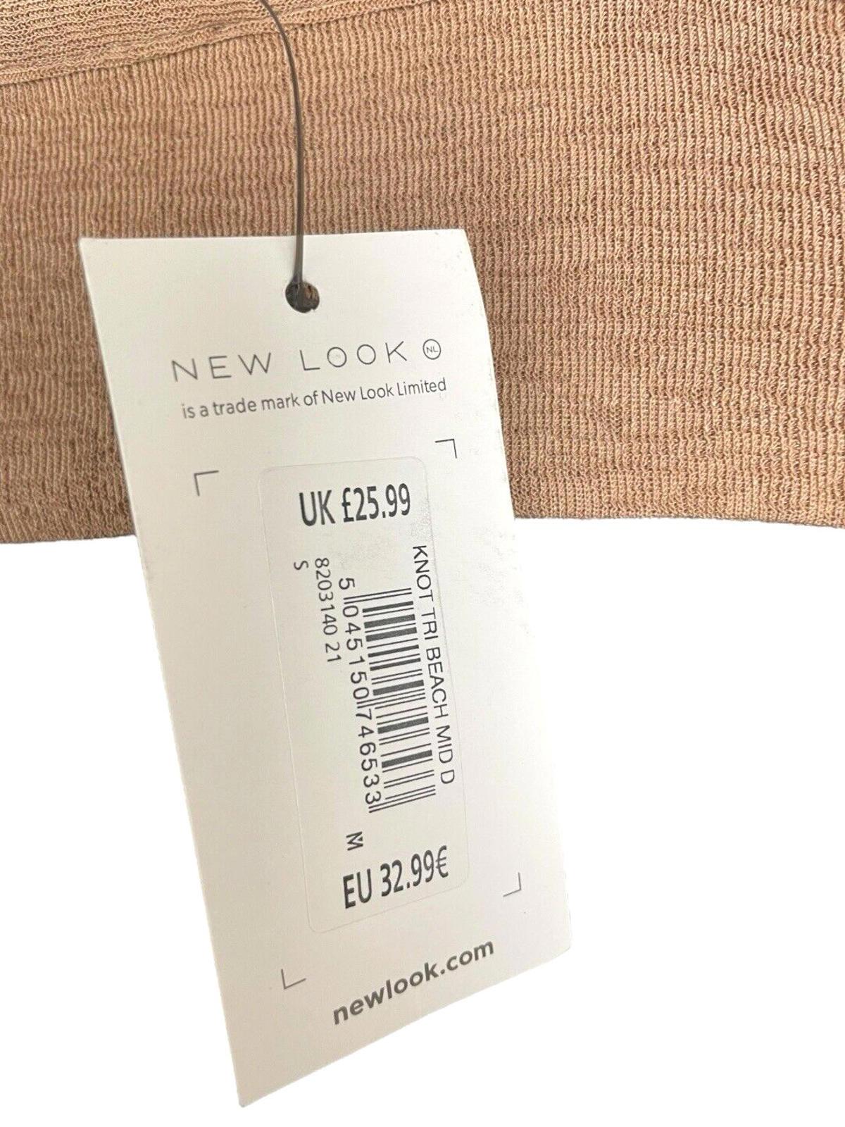 New Look Tan Cut Out Maxi Dress Women's UK Size S