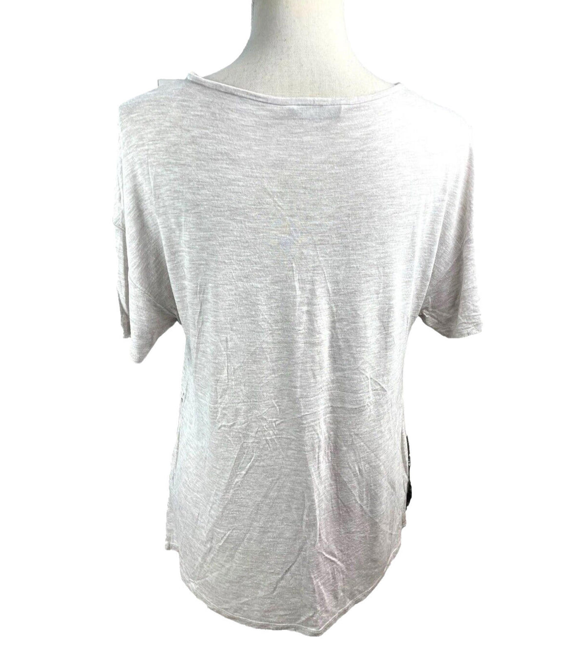 stradivarius Multi Stradivarius Floral Top Women's UK Size M Short Sleeve Crew Neck Colour Block