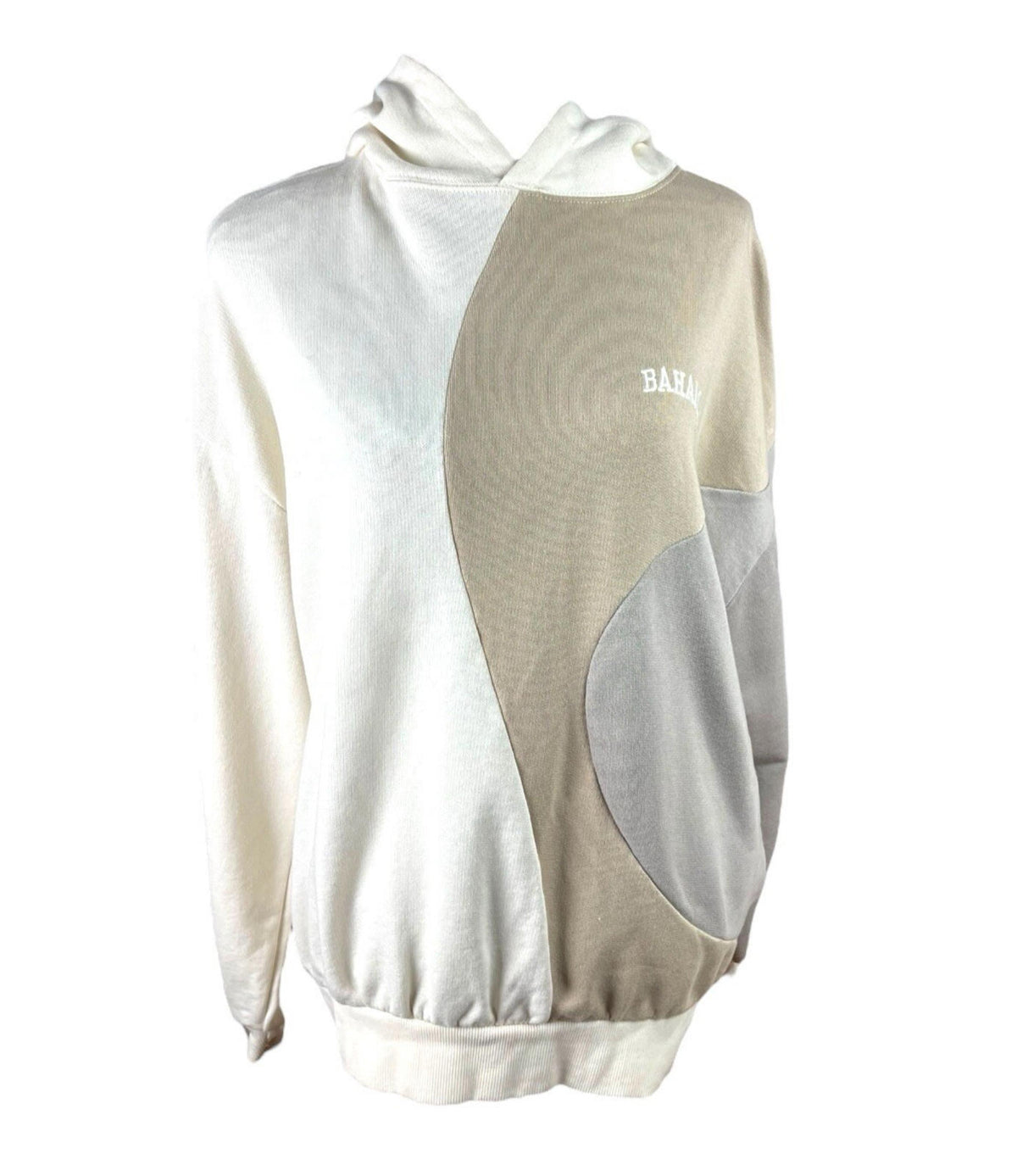 Pull&Bear Hoodie Neutral Colour Block Bahamas Women’s UK Size XS