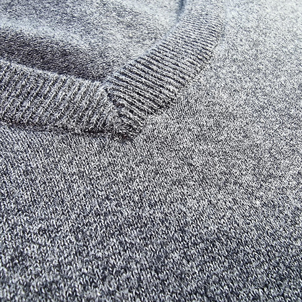 Next Knit Jumper Men's UK Size 2XL Grey V-Neck Sweater Soft Touch Lightweight