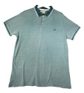Cedar Wood State Turquoise Polo Shirt Men's Size 2XL Teal Blue Embroidered Logo 100% Cotton
