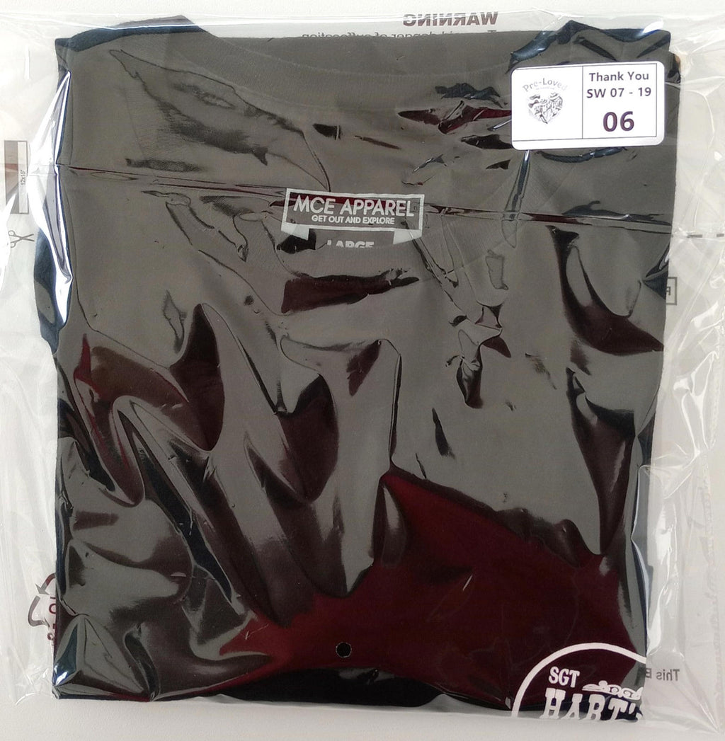 MCE Apparel Black Body By Brisket T-Shirt Men's UK Size L Black Crew Neck BBQ Sauce Graphic Print