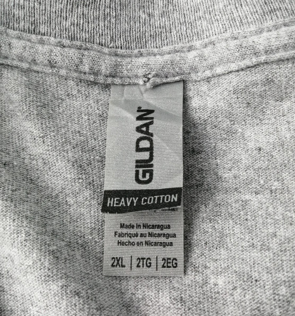 Gildan Gray North Dakota Baseball USA Graphic Print T-Shirt Men's Size XXL Grey Crew Neck