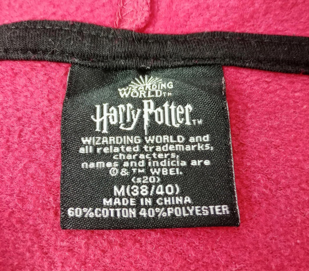 Wizarding World Of Harry Potter Red Wizarding World Harry Potter Hoodie Men's UK Size M Red Jersey Hooded Pockets