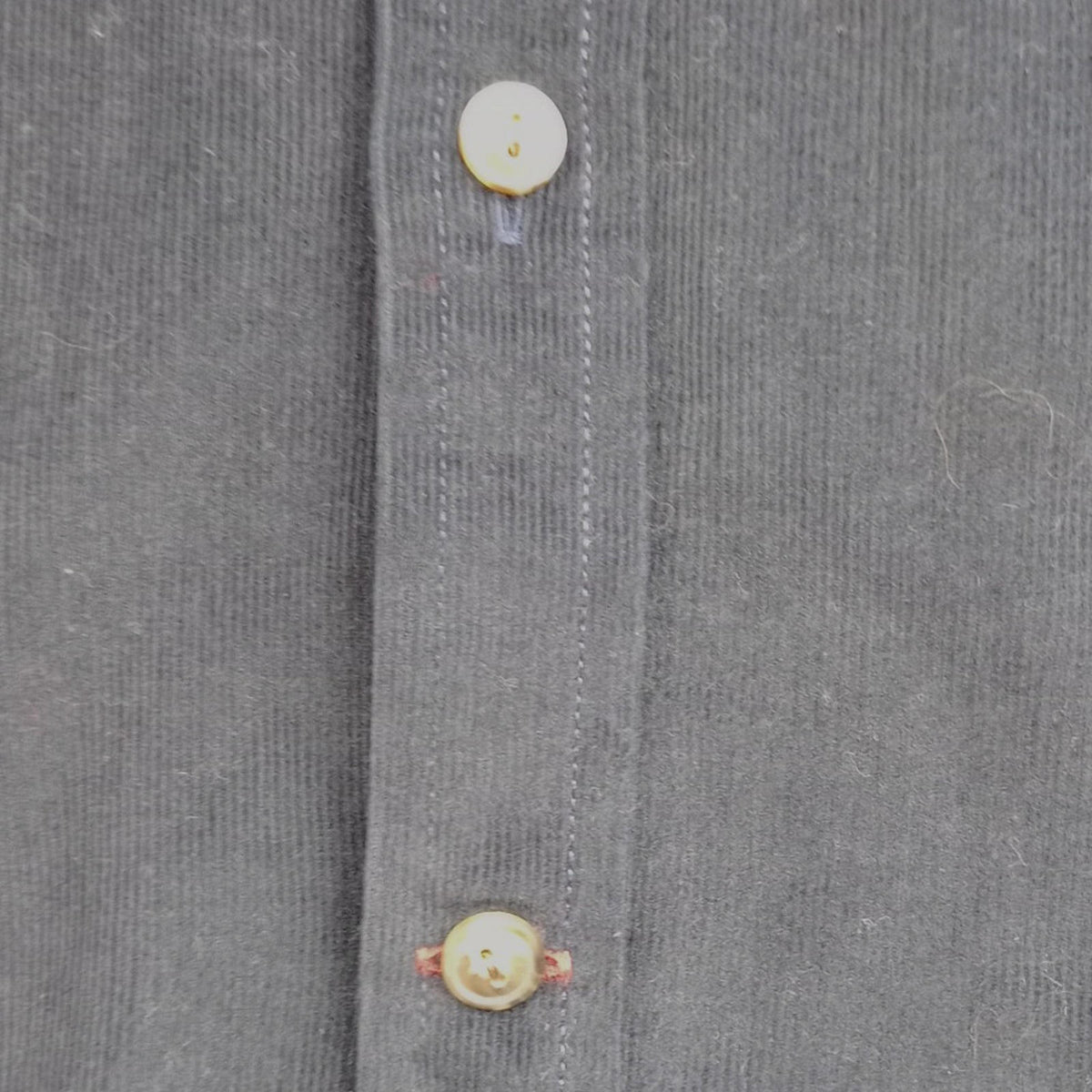 Jos. A. Bank Corduroy Shirt Men's UK Size XL Blue Long Sleeve Pocket 100% Cotton