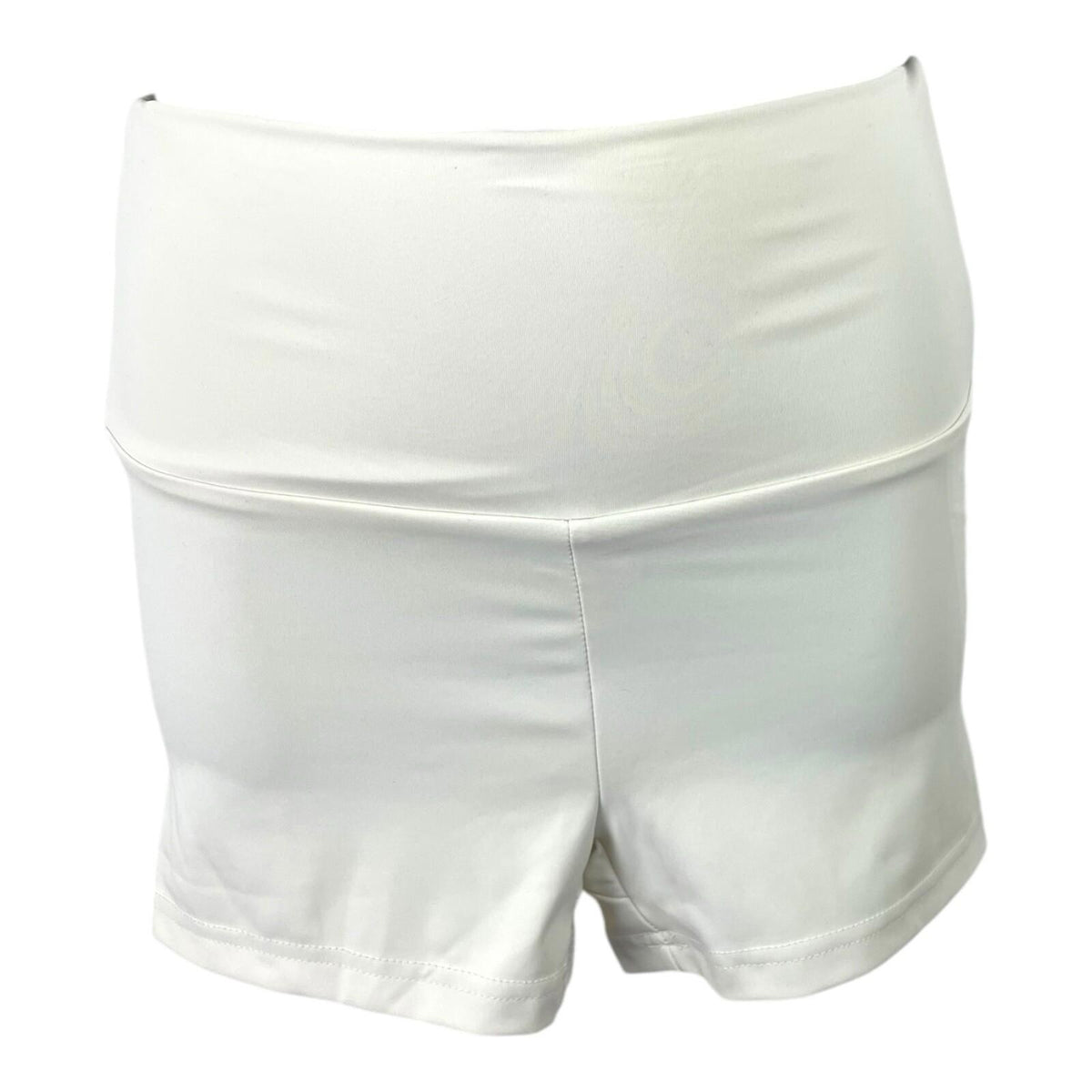 Stradivarius Co Ord Set Women's UK Size XS Shorts & Crop Top Padded Ivory Lycra