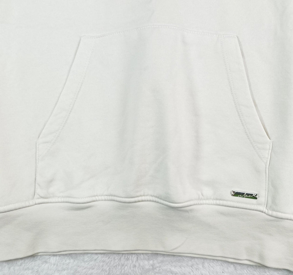 The Couture Club Hoodie Men's UK Size S White Jersey Pockets Logo Embroidered