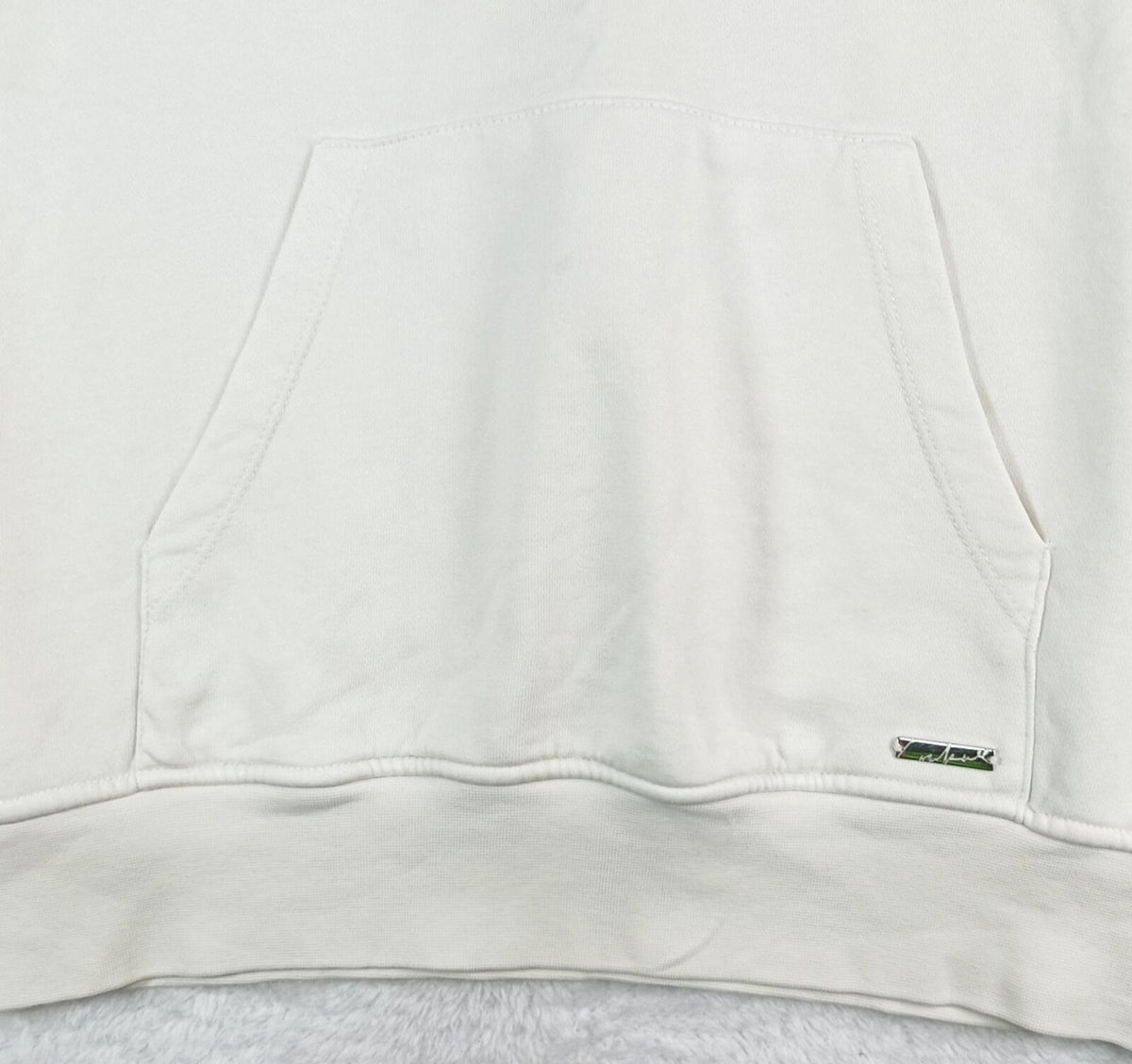 The Couture Club Hoodie Men's UK Size S White Jersey Pockets Logo Embroidered