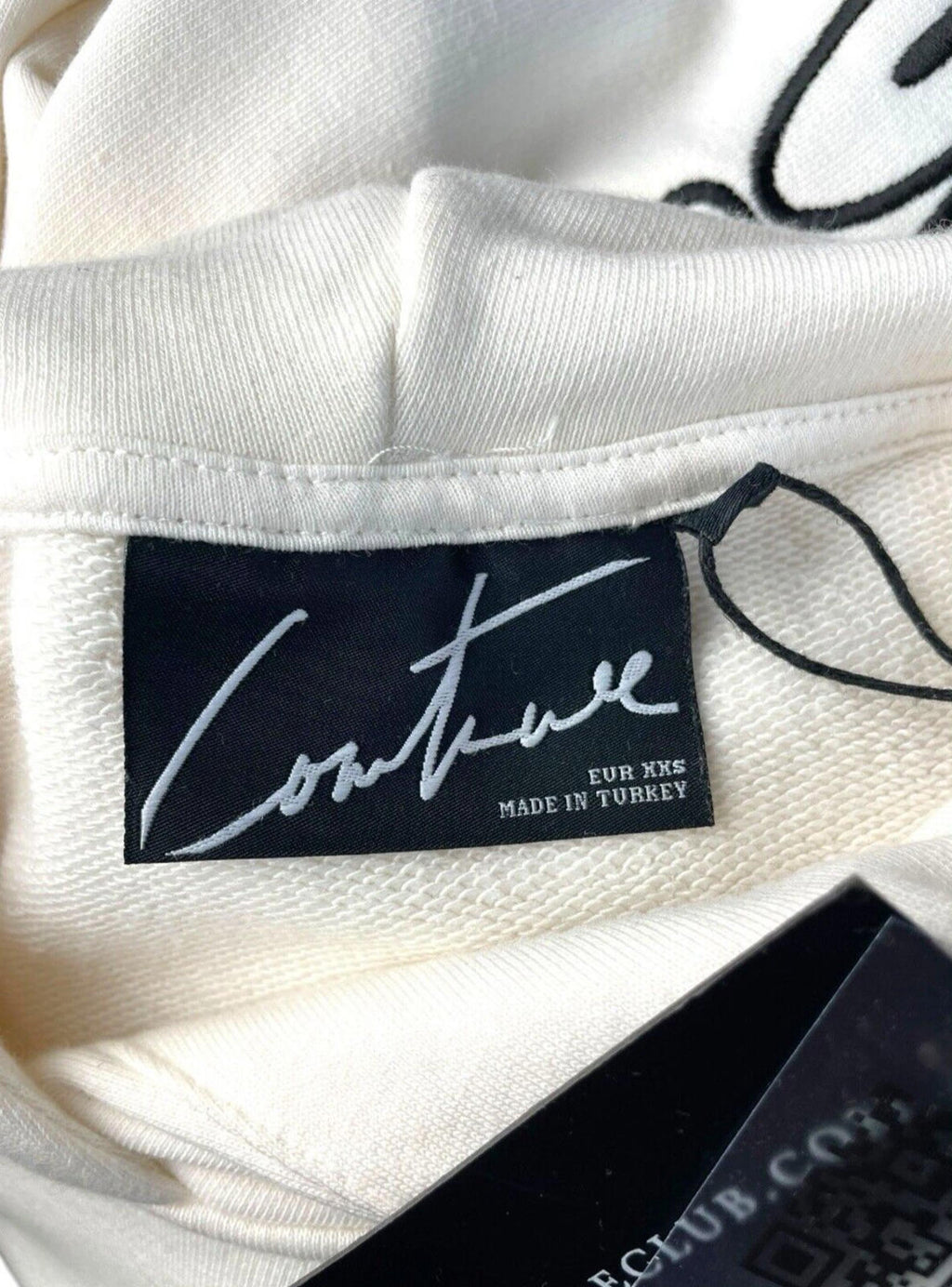 The Couture Club Off White Oversized Hoodie Women’s UK Size XXS