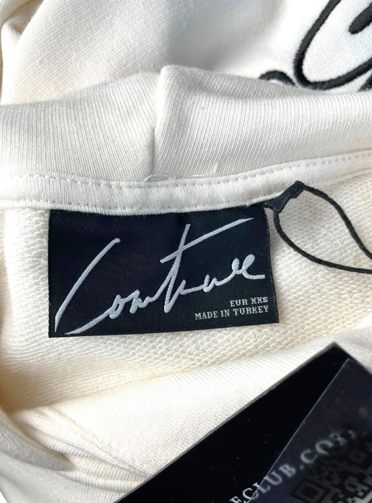 The Couture Club Off White Oversized Hoodie Women’s UK Size XXS
