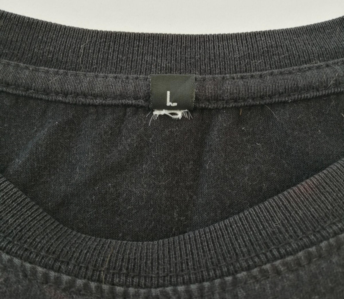 Continental Black Back Room Liminal Graphic Print T-Shirt Men's Size L Black Crew Neck 100% Cotton