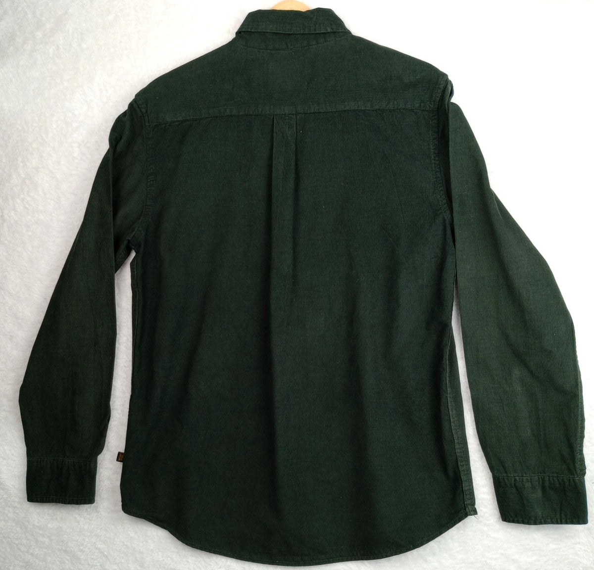 Sunrise Kingdom Corduroy Shirt Men's UK Size S Black Long Sleeve Pocket