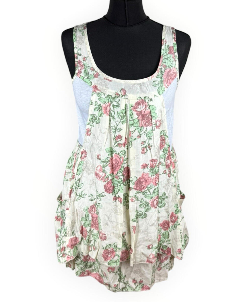 Apricot Pinafore Dress