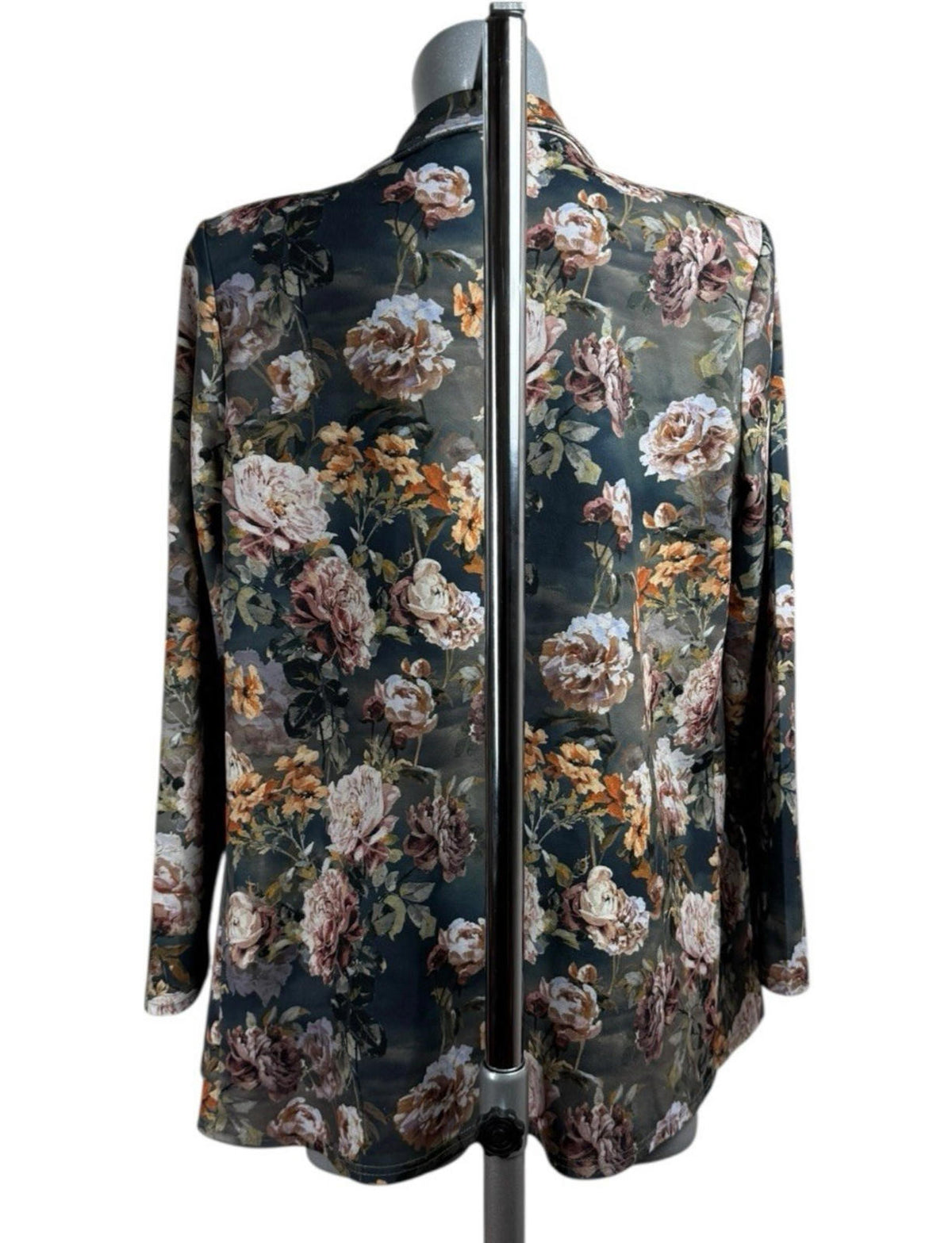 ASOS Floral Blazer Jacket Long Sleeve Collared Autumnal Women's UK Size 10