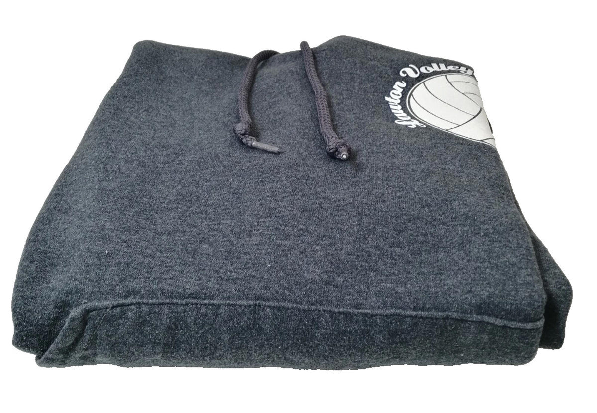 Lawton Volleyball Hoodie Men's Size M Slate Grey Jersey Hooded Pockets Sports
