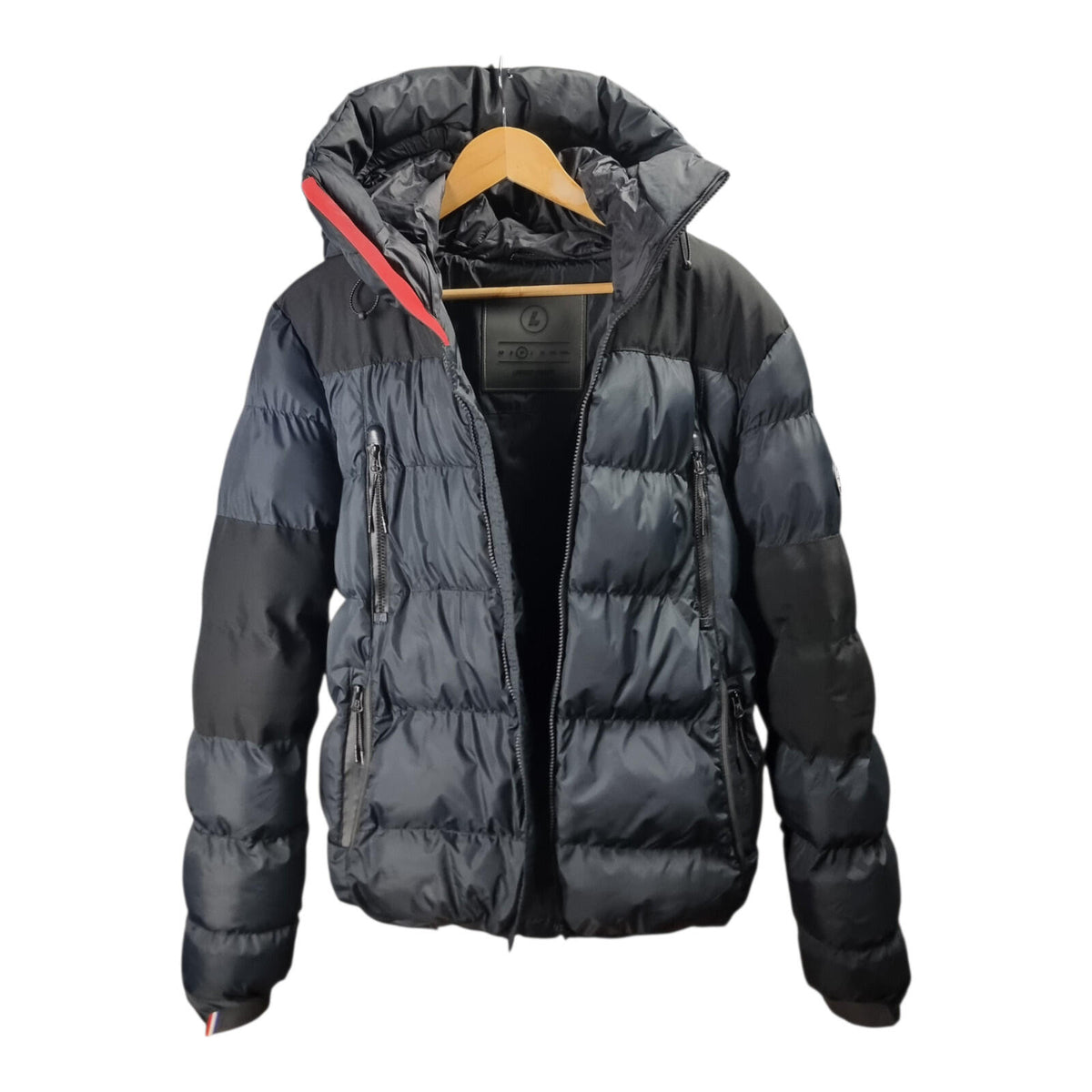 Lorenzo Veratti Puffer Jacket Men's UK Size M Black Windbreaker Down Coat Zip