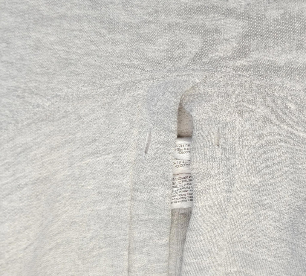 Gildan Gray USA High School Baseball Hoodie Men's UK Size M Grey Jersey Hooded Pockets