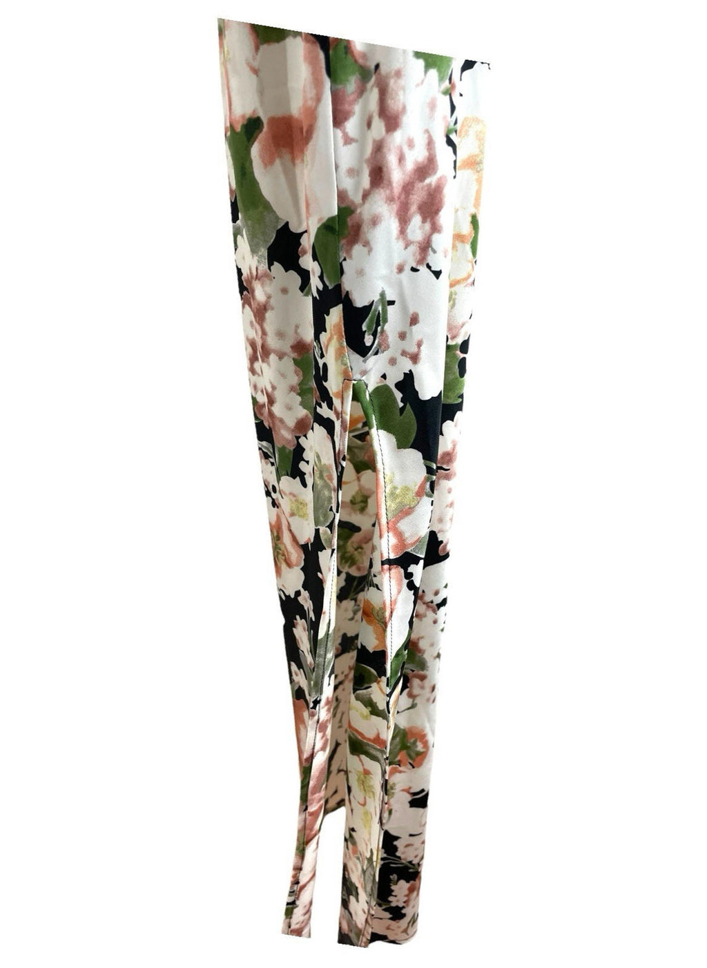 Boohoo Satin Floral Occasion Dress Maxi Cowl Neck Women's UK Size 8