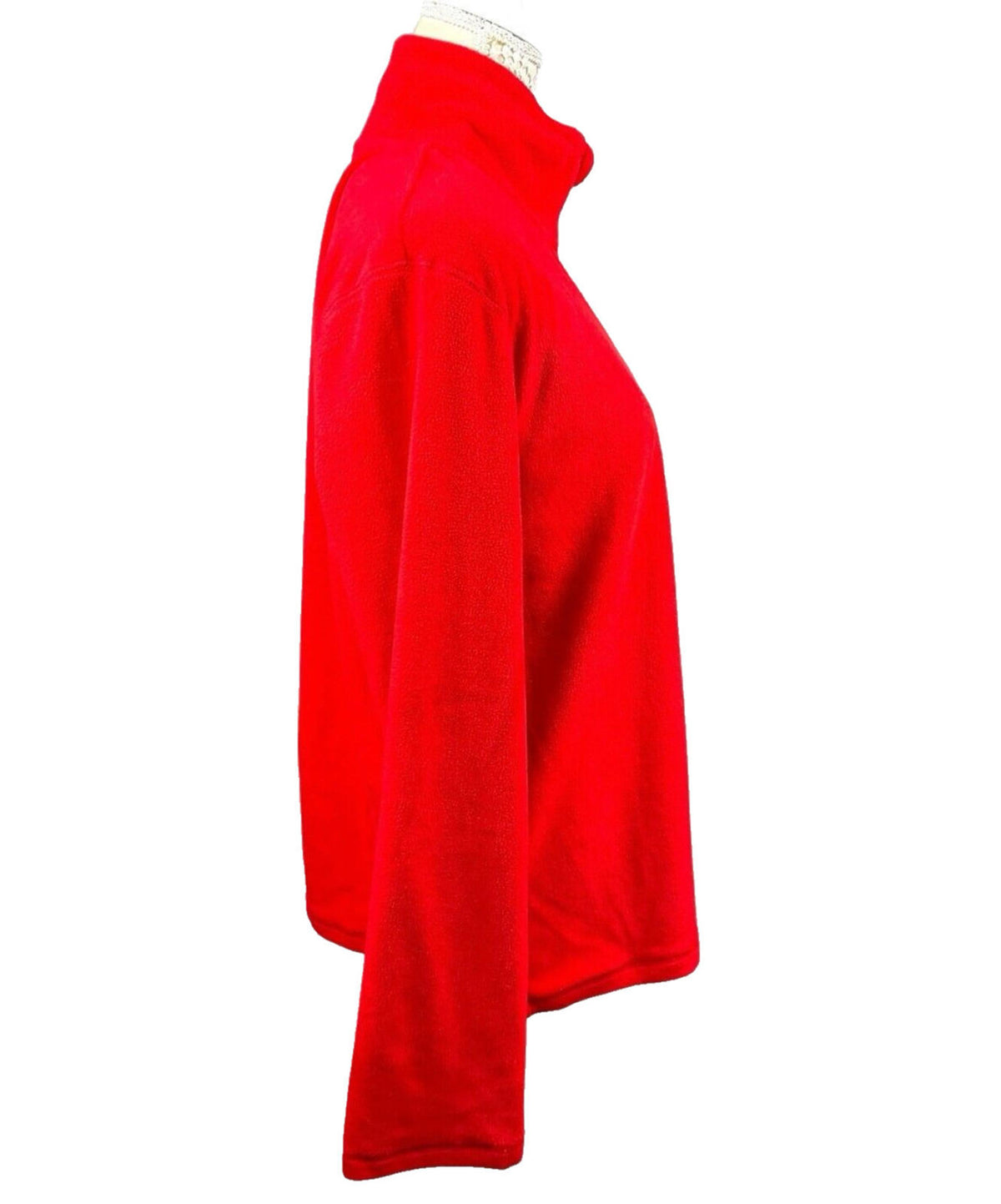 Hutson Harbour Bright Red Fleece Jumper Thin Fleece Women's UK Size L (14-16)