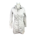 Divided Beige Corduroy Shirt Dress Mini Collared Women's UK Size 8