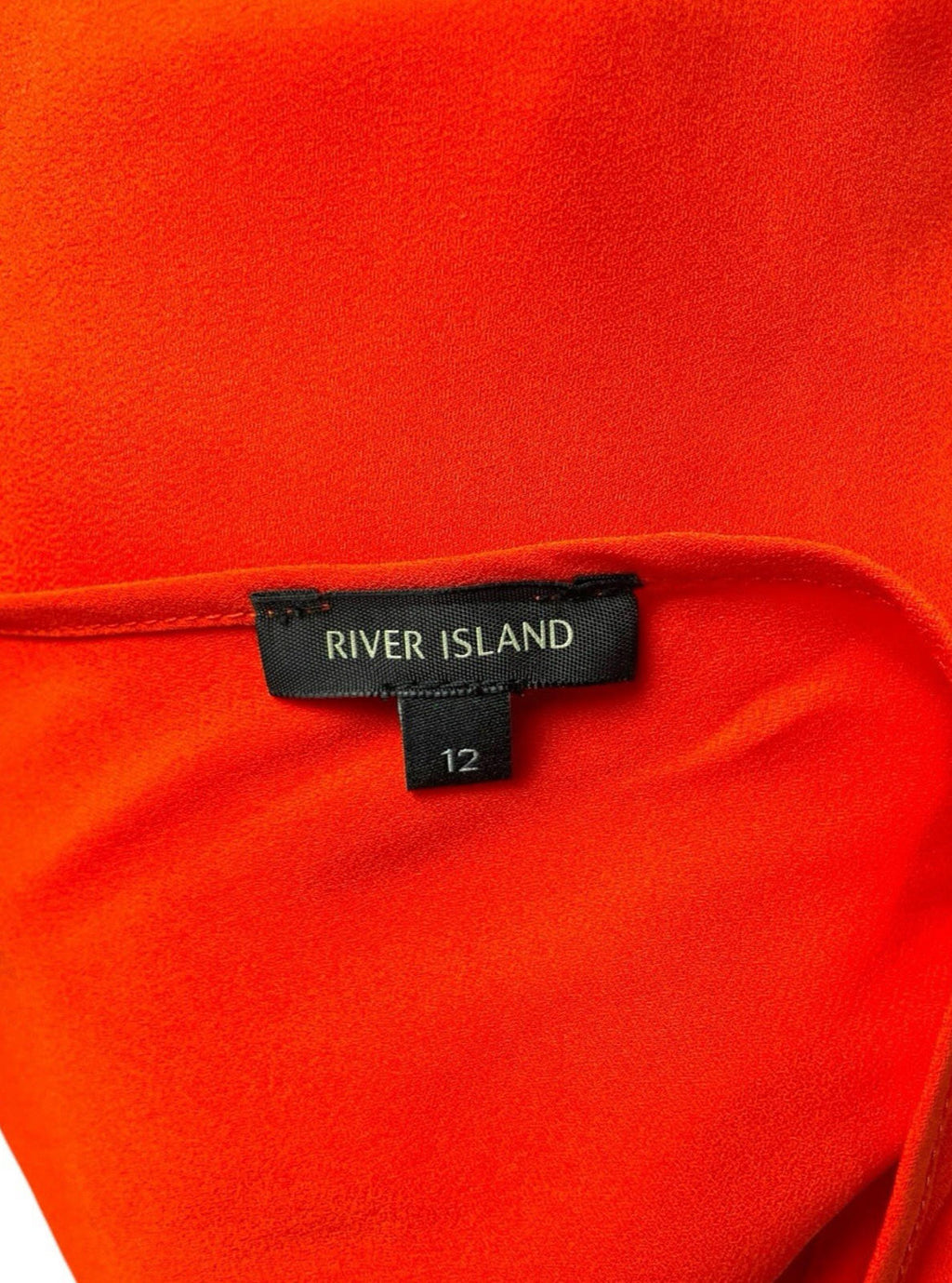 River Island Orange Vest Top Lightweight Women's UK Size 12 Summer