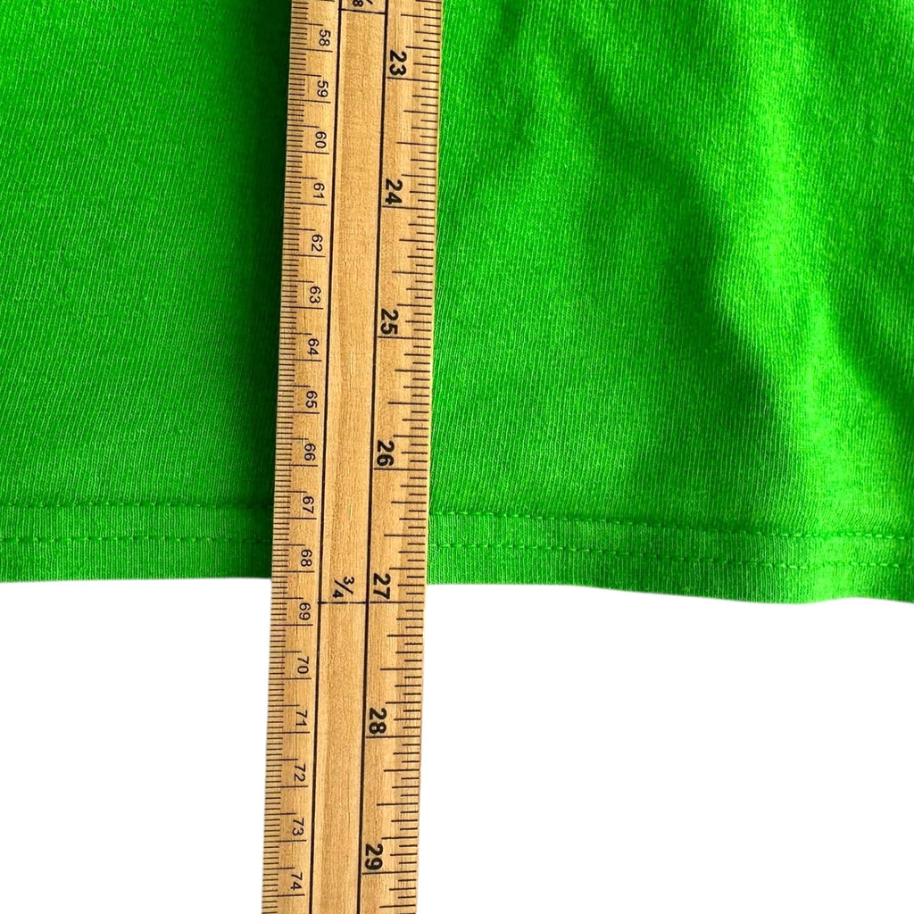 Gildan Green VolleyBall T-Shirt Women's UK Size M Green True Light Baptist Church Crew Neck