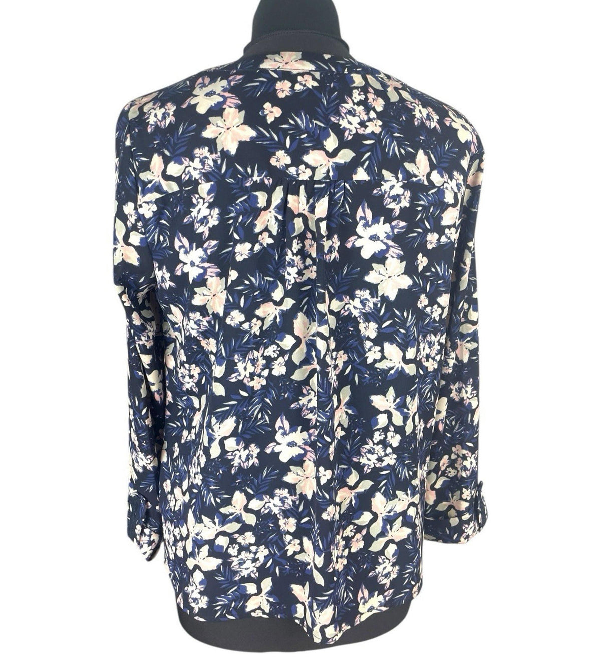 Skies Are Blue Floral Tunic Blouse Long Sleeve Women's UK Size 8