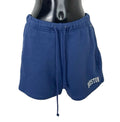 Pull&Bear Pacific Republic Blue Track Shorts Drawstring Women's UK Size XS