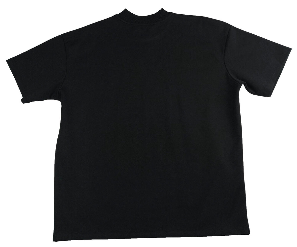 Boohoo Man T-Shirt Men's UK Size S Black Crew Neck Oversized Easy Care
