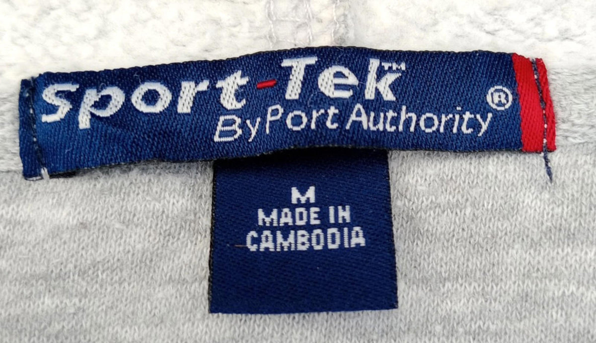Sport TeK Gray USA High School Seniors Hoodie Men's UK Size M Grey Hooded Pockets Zip Front
