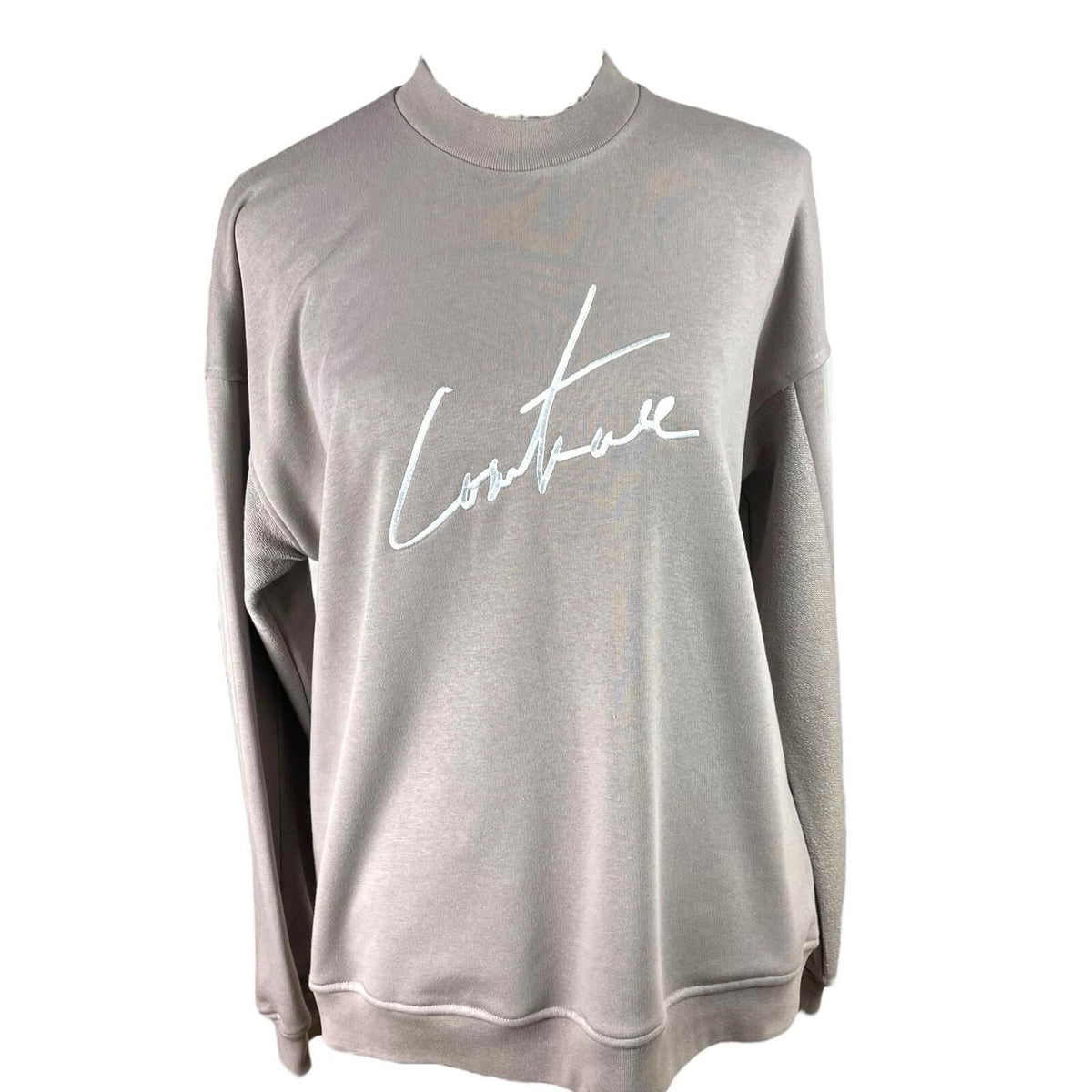 The Couture Club Signature Sweater Oversized Unlined Women's UK Size XXS